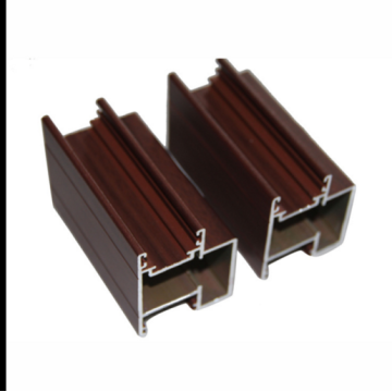 Wood Grain aluminum Profiles Building Decoration